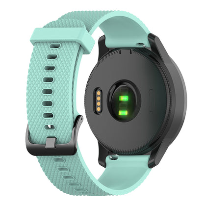 22mm Textured Soft Silicone Strap Watch Band Replacement for Garmin Vivoactive 4