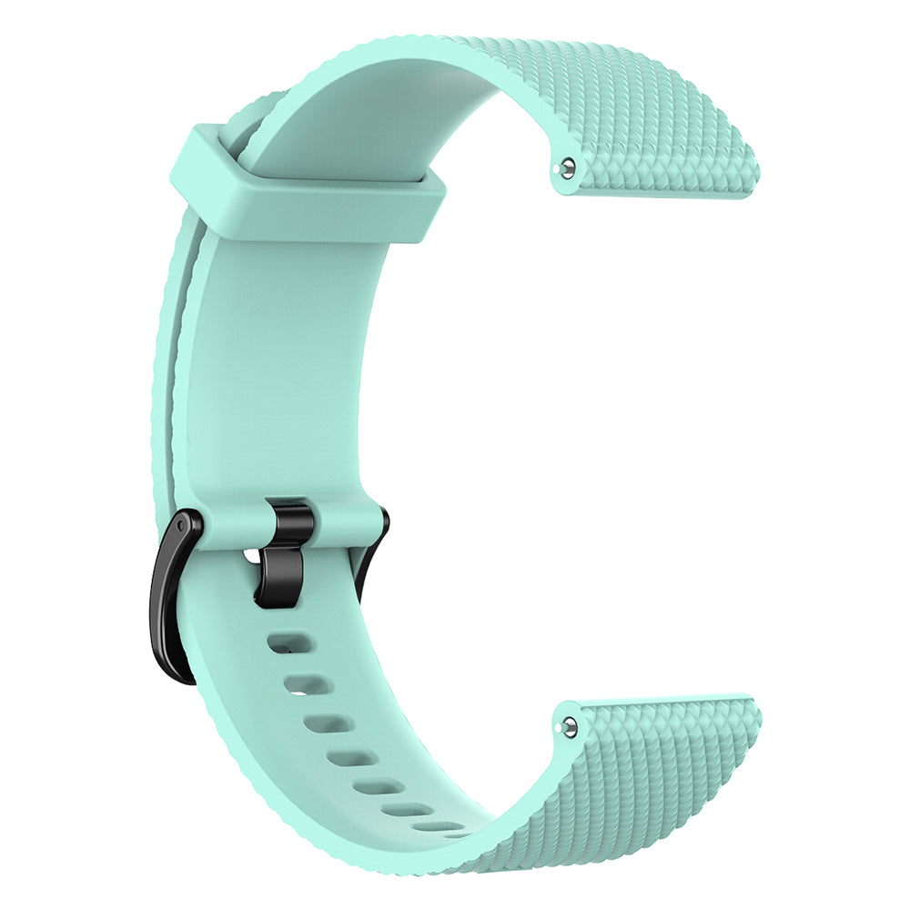 22mm Textured Soft Silicone Strap Watch Band Replacement for Garmin Vivoactive 4