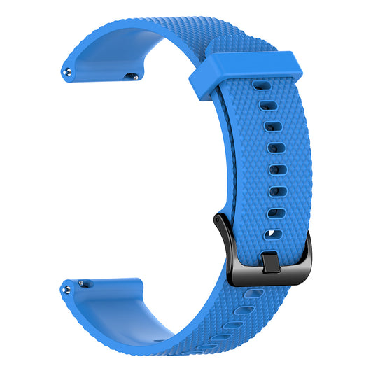 22mm Textured Soft Silicone Strap Watch Band Replacement for Garmin Vivoactive 4