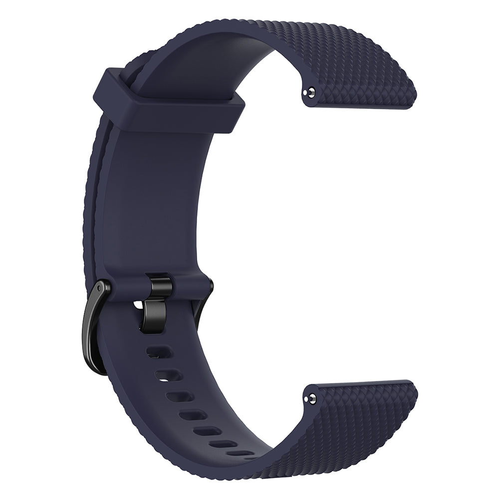 22mm Textured Soft Silicone Strap Watch Band Replacement for Garmin Vivoactive 4