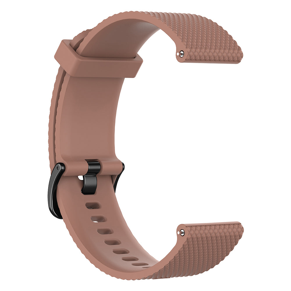 22mm Textured Soft Silicone Strap Watch Band Replacement for Garmin Vivoactive 4