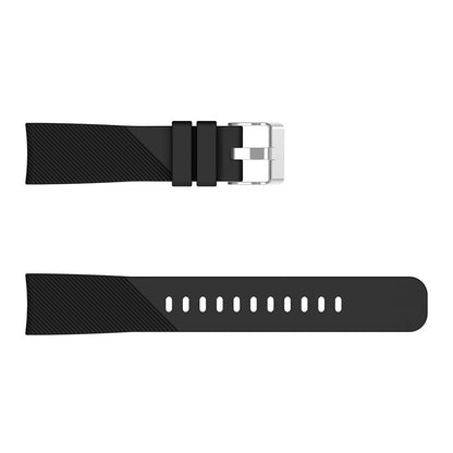 20mm Twill Texture Silicone Watch Sports Bracelet Strap Replacement for Huami Amazfit Youth Edition Lite