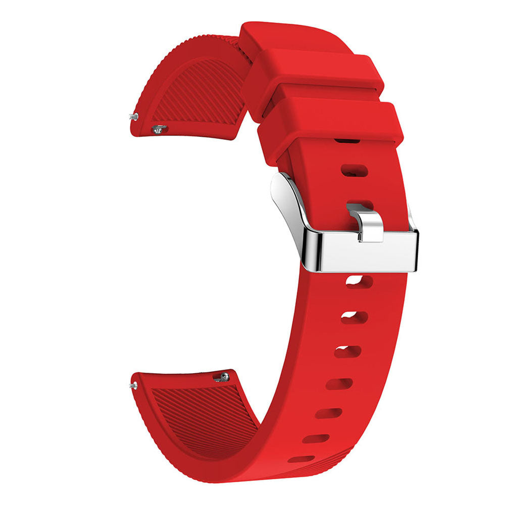 20mm Twill Texture Silicone Watch Sports Bracelet Strap Replacement for Huami Amazfit Youth Edition Lite