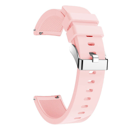 20mm Twill Texture Silicone Watch Sports Bracelet Strap Replacement for Huami Amazfit Youth Edition Lite