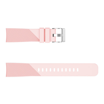 20mm Twill Texture Silicone Watch Sports Bracelet Strap Replacement for Huami Amazfit Youth Edition Lite