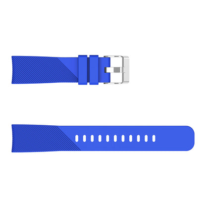 20mm Twill Texture Silicone Watch Sports Bracelet Strap Replacement for Huami Amazfit Youth Edition Lite