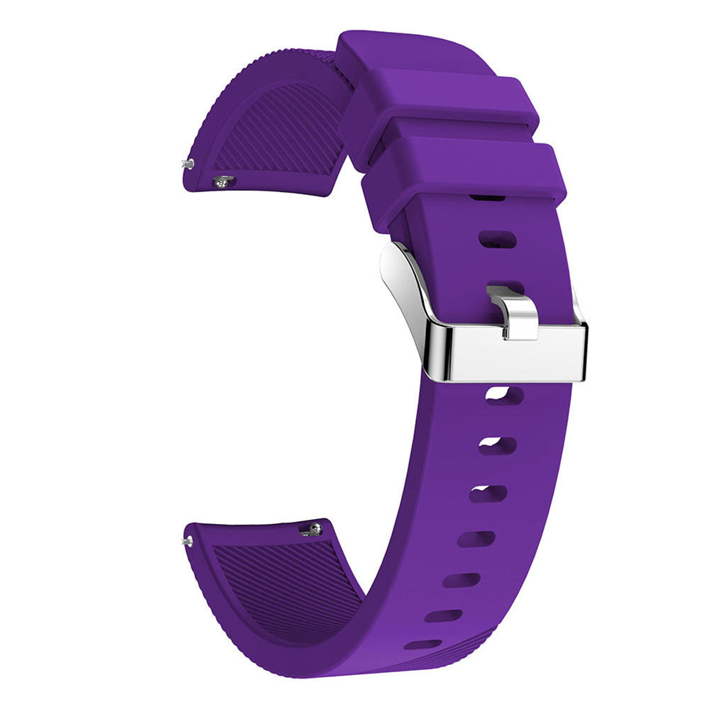20mm Twill Texture Silicone Watch Sports Bracelet Strap Replacement for Huami Amazfit Youth Edition Lite