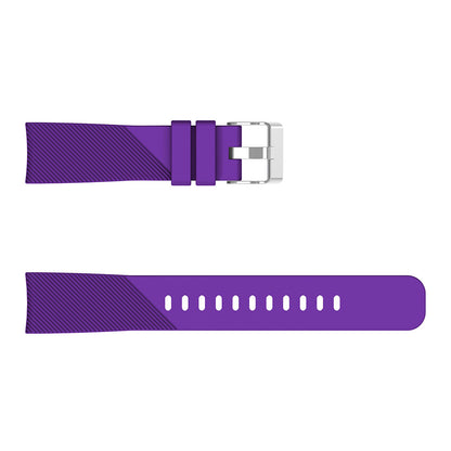 20mm Twill Texture Silicone Watch Sports Bracelet Strap Replacement for Huami Amazfit Youth Edition Lite