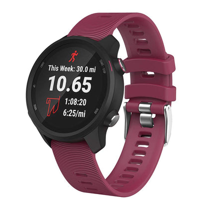 20mm Silicone Smart Watch Band for GarminMove Forerunner 245M/645M/Vivoactive 3t