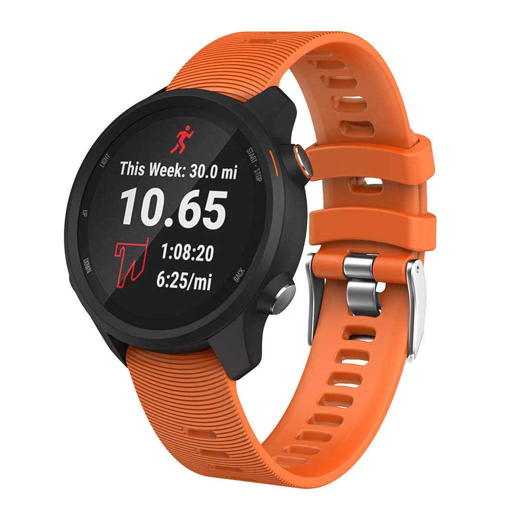 20mm Silicone Smart Watch Band for GarminMove Forerunner 245M/645M/Vivoactive 3t