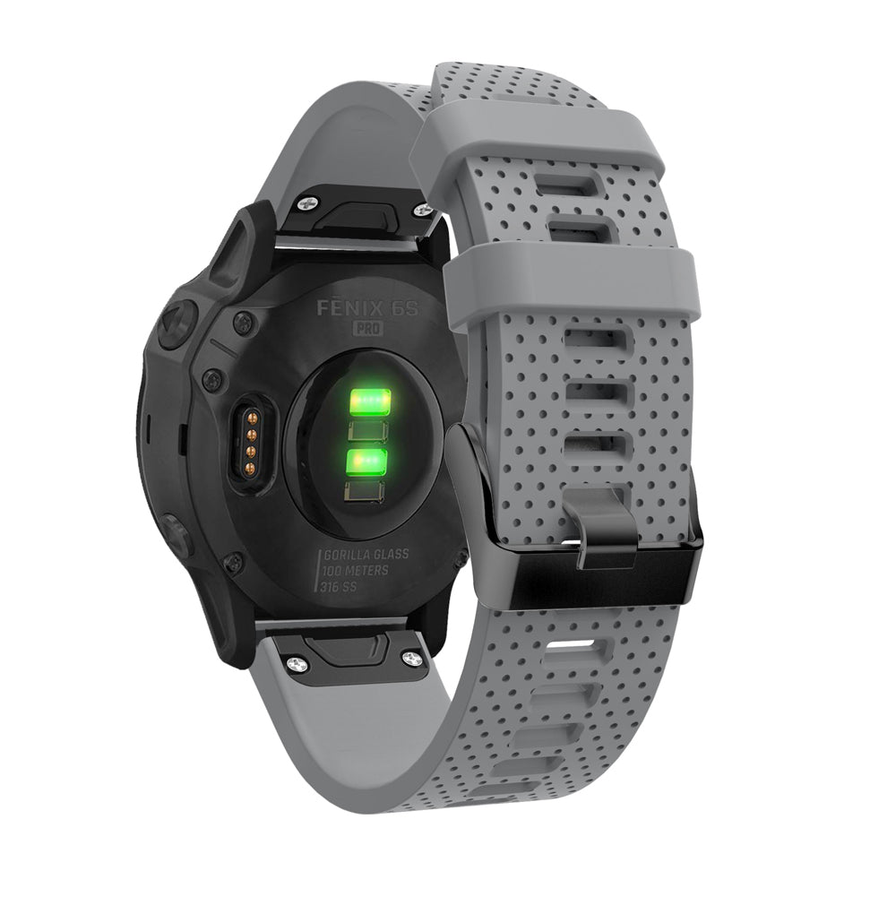 Silicone Smart Watch Replacement Strap for Garmin Fenix 6S