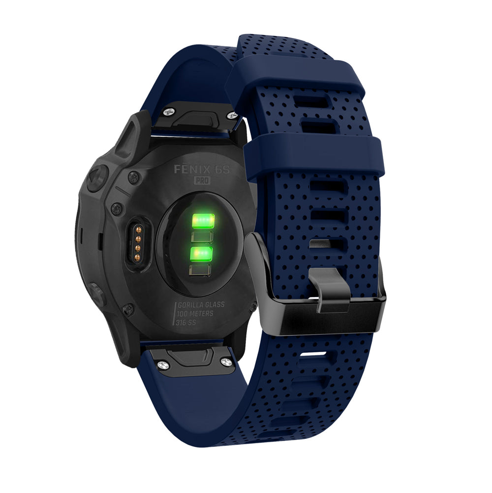 Silicone Smart Watch Replacement Strap for Garmin Fenix 6S