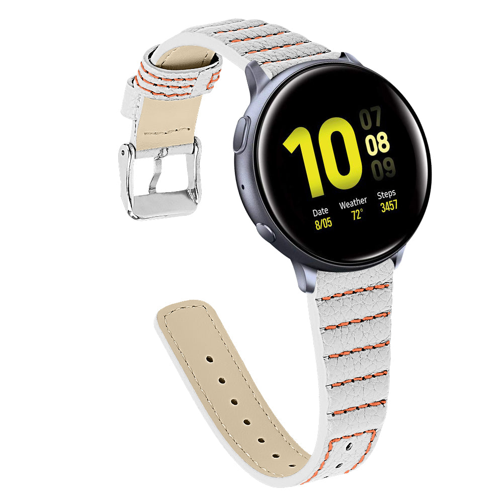 20mm Genuine Cowhide Leather Smart Watch Band Strap for Samsung Galaxy Watch 42mm