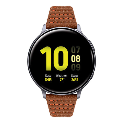 20mm Genuine Cowhide Leather Smart Watch Band Strap for Samsung Galaxy Watch 42mm