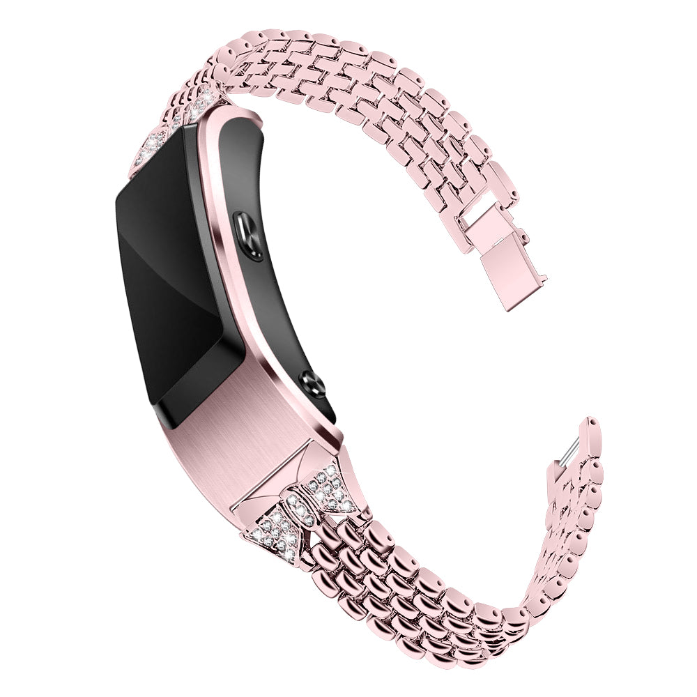Rhinestone Decor Aluminum Alloy Smart Watch Band [18mm] for Huawei TalkBand B5
