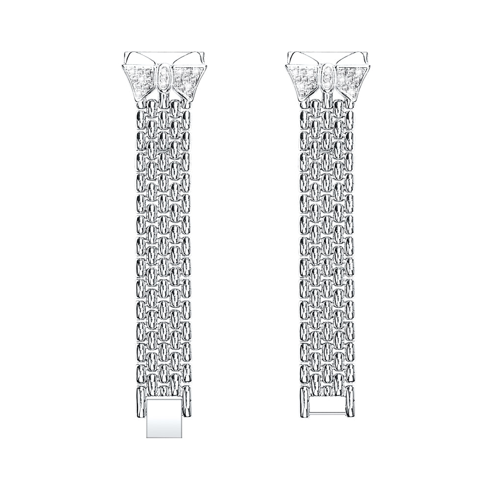 Rhinestone Decor Aluminum Alloy Smart Watch Band [18mm] for Huawei TalkBand B5