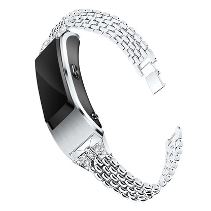 Rhinestone Decor Aluminum Alloy Smart Watch Band [18mm] for Huawei TalkBand B5