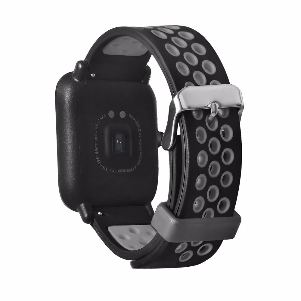 20mm Two-color Silicone Wrist Strap for Huami Amazfit GTS