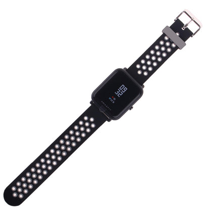 20mm Two-color Silicone Wrist Strap for Huami Amazfit GTS