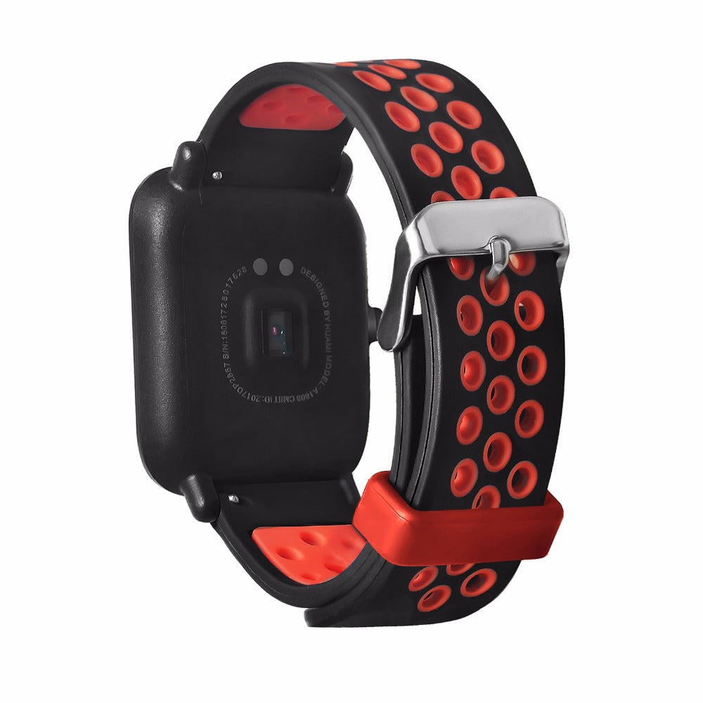 20mm Two-color Silicone Wrist Strap for Huami Amazfit GTS