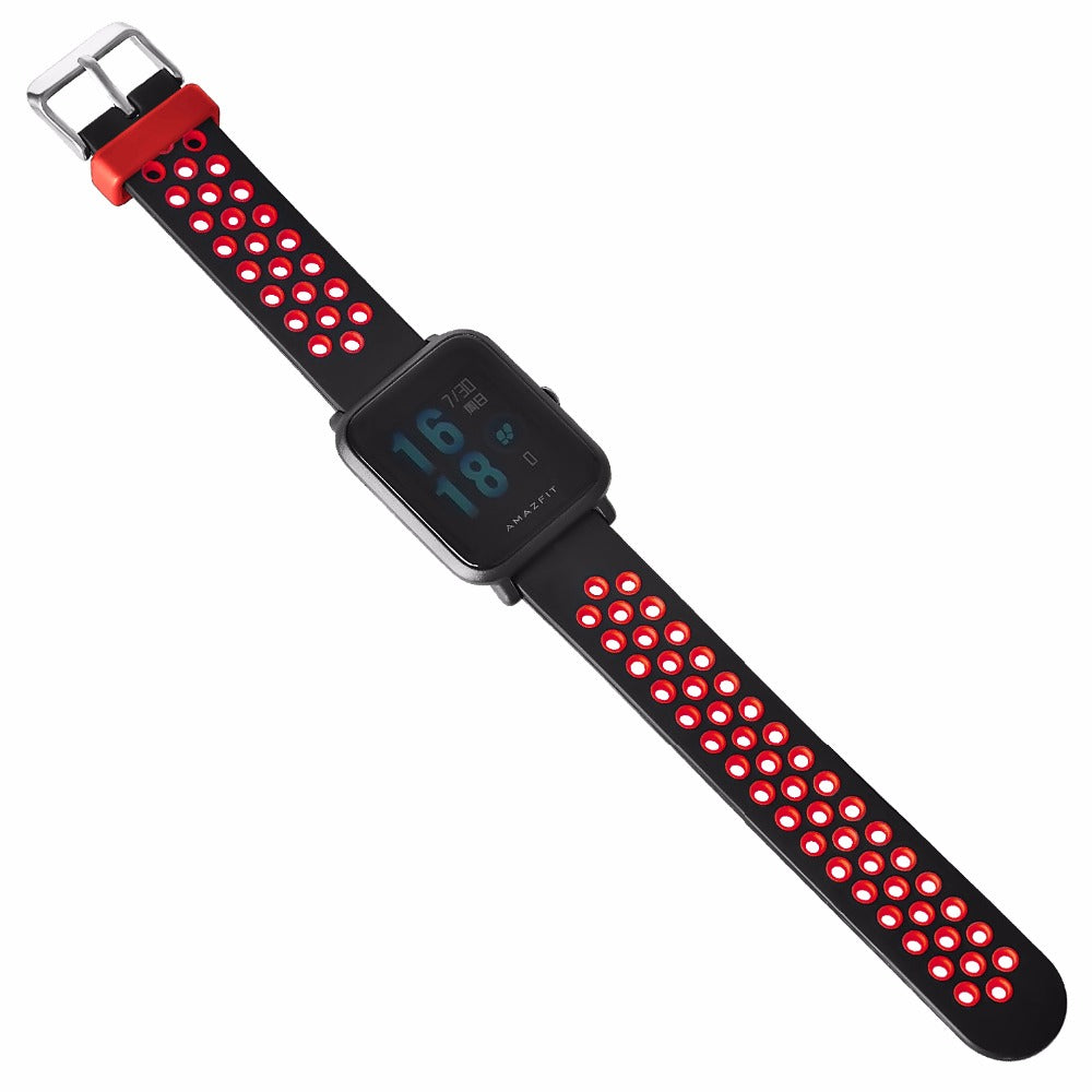 20mm Two-color Silicone Wrist Strap for Huami Amazfit GTS