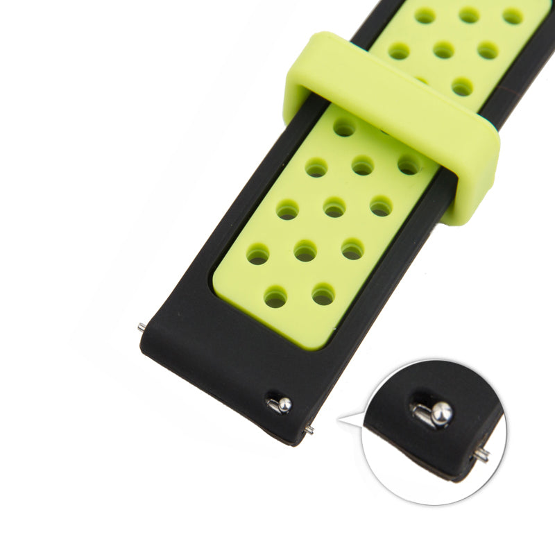 20mm Two-color Silicone Wrist Strap for Huami Amazfit GTS