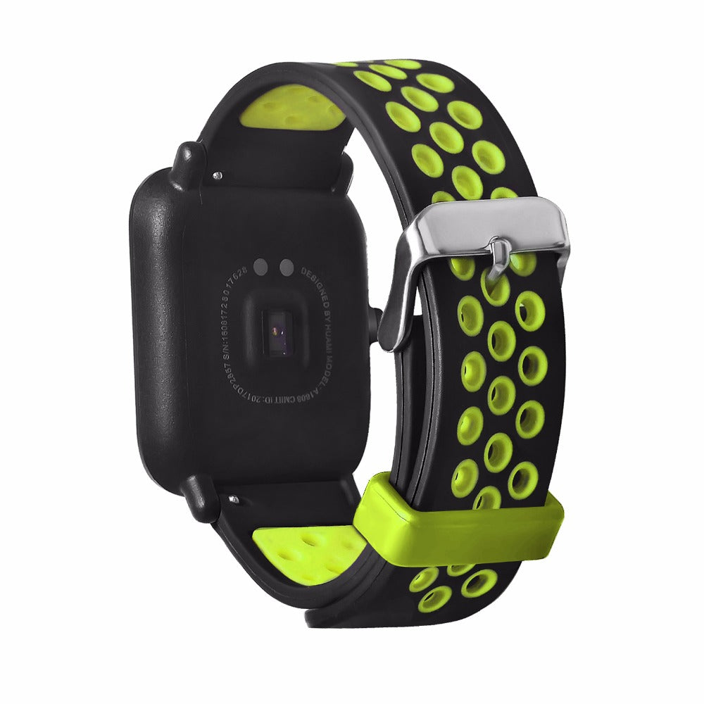 20mm Two-color Silicone Wrist Strap for Huami Amazfit GTS