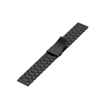 20mm 3 Beads Stainless Steel Smart Watch Replacement Butterfly Buckle Strap for Samsung Galaxy Gear S2 Sport/Galaxy Watch Active 2