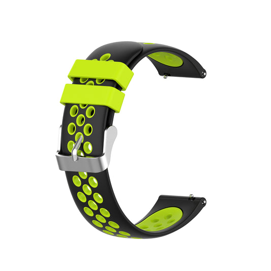 18mm Dual Color Silicone Smart Watch Band for Xiaomi Mi Watch