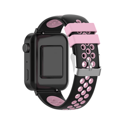 18mm Dual Color Silicone Smart Watch Band for Xiaomi Mi Watch