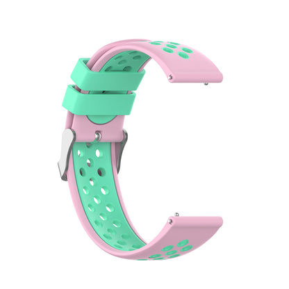18mm Dual Color Silicone Smart Watch Band for Xiaomi Mi Watch