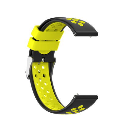 18mm Dual Color Silicone Smart Watch Band for Xiaomi Mi Watch