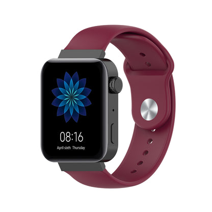 18mm Solid Color Silicone Smart Watch Replacement Strap for Xiaomi Mi Watch