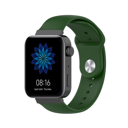 18mm Solid Color Silicone Smart Watch Replacement Strap for Xiaomi Mi Watch