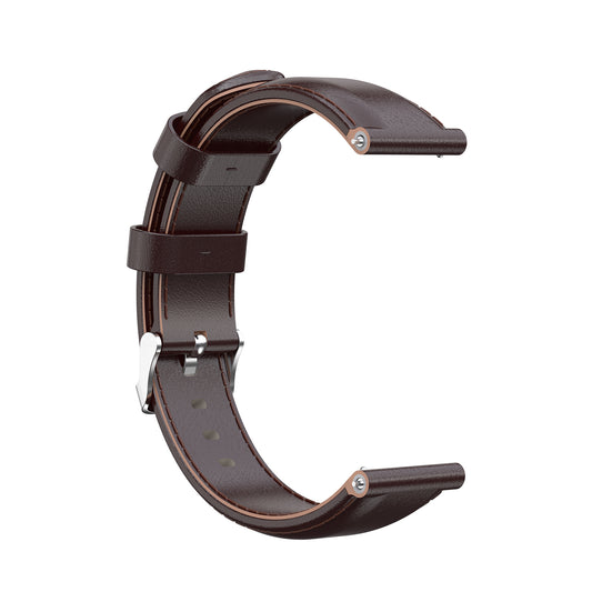 18mm Genuine Leather Watch Band Strap Replacement for Xiaomi Mi Smart Watch
