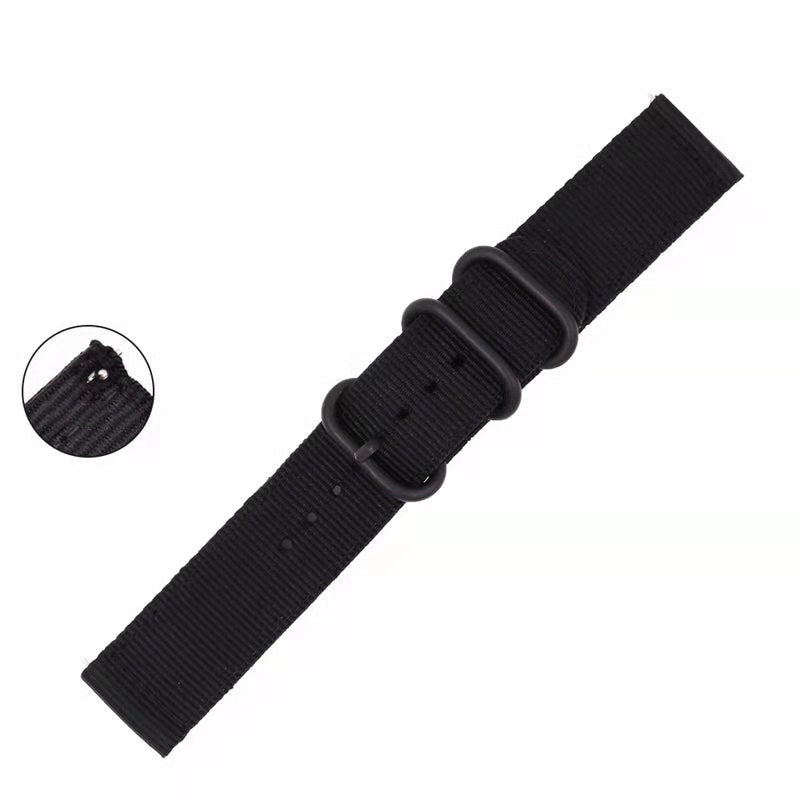 22mm Buckle Closure Nylon Watch Strap for Samsung Galaxy Watch 46mm/Huawei Watch GT 46mm