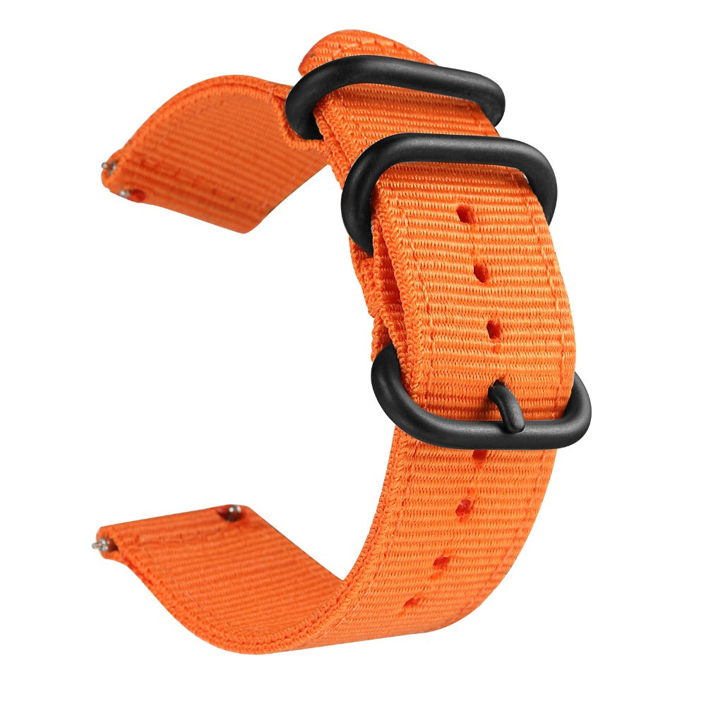 22mm Buckle Closure Nylon Watch Strap for Samsung Galaxy Watch 46mm/Huawei Watch GT 46mm