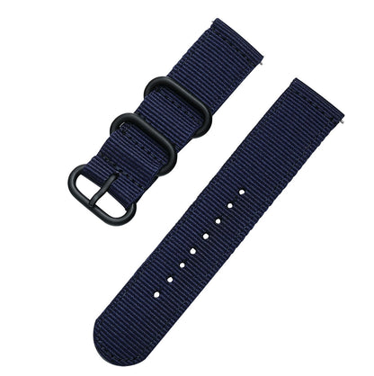 22mm Buckle Closure Nylon Watch Strap for Samsung Galaxy Watch 46mm/Huawei Watch GT 46mm