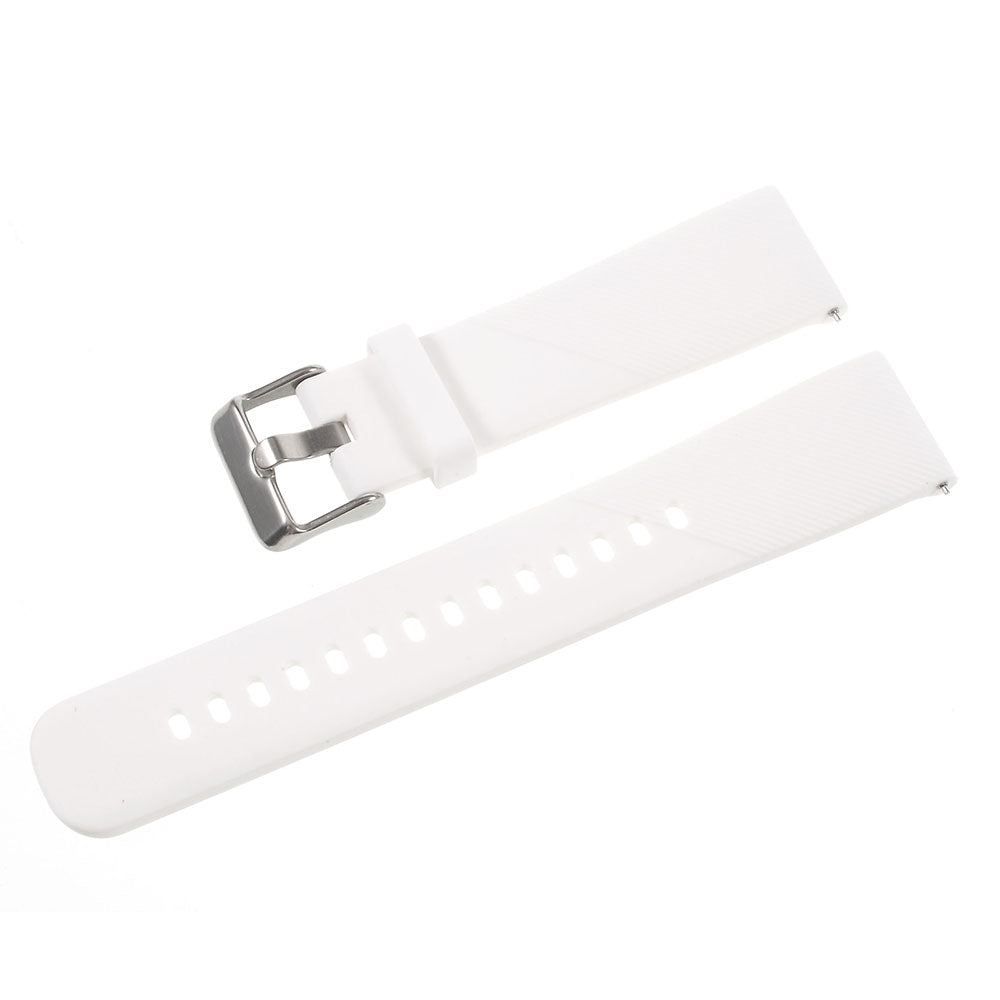 20mm Soft TPU Watch Band Strap for Samsung Gear S2 Classic / Garmin Vivoactive 3 / Amazfit Youth