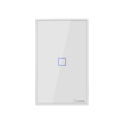 SONOFF T0US1C-TX 120 WiFi Smart Switch APP RF433 Remote Control for Alexa Google Home US Plug - 1 Gang