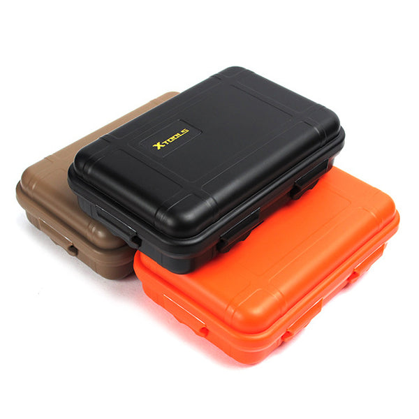 AOTU Large Size Outdoor Waterproof Shockproof Storage Box ESD Tool Travel Sealed Case Container (Random Color)