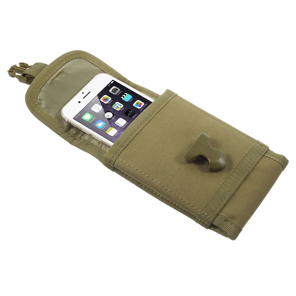 Military Molle Sport Bag Outdoor Hook Loop Pouch for iPhone 7 Plus/ 6 Plus/Samsung S7 Etc