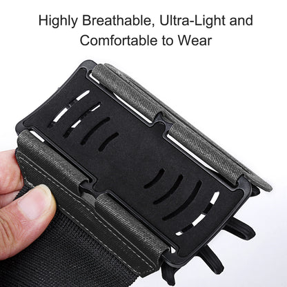 180-degree Rotatable Sport Cycling Running Cellphone Holder Wrist Strap Armband for 4-6 inches Phone