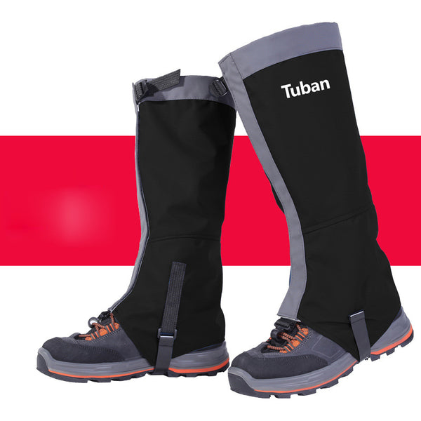 TUBAN Snow Gaiters Reinforced TPU Strap Breathable 420D Nylon Waterproof Boot Gaiters