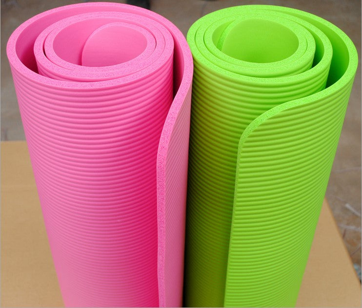 10mm Fitness NBR Yoga Mat Non-slip Pad (183 x 61cm)