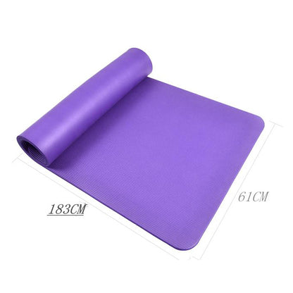 10mm Fitness NBR Yoga Mat Non-slip Pad (183 x 61cm)
