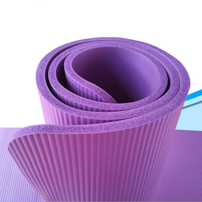 10mm Fitness NBR Yoga Mat Non-slip Pad (183 x 61cm)
