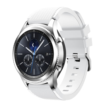 22mm Soft Silicone Sports Watch Strap Wrist Band Replacment for Samsung Gear S3 Frontier / S3 Classic