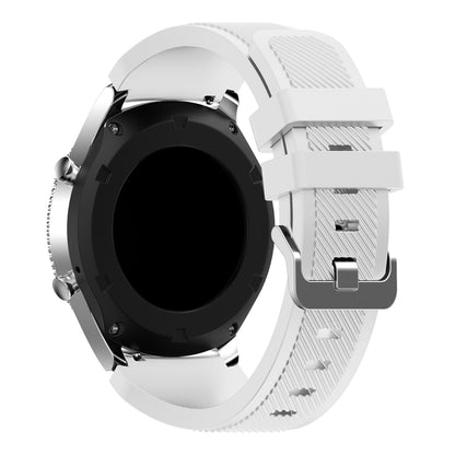 22mm Soft Silicone Sports Watch Strap Wrist Band Replacment for Samsung Gear S3 Frontier / S3 Classic