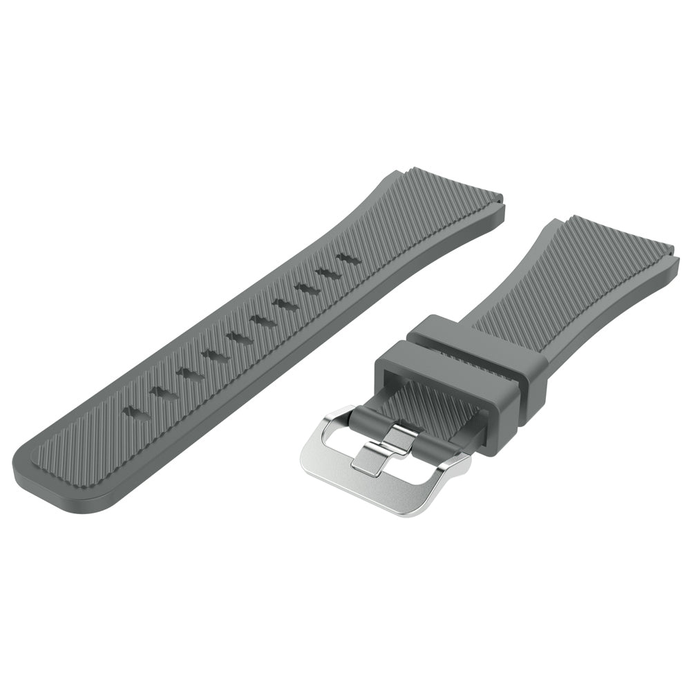 22mm Soft Silicone Sports Watch Strap Wrist Band Replacment for Samsung Gear S3 Frontier / S3 Classic